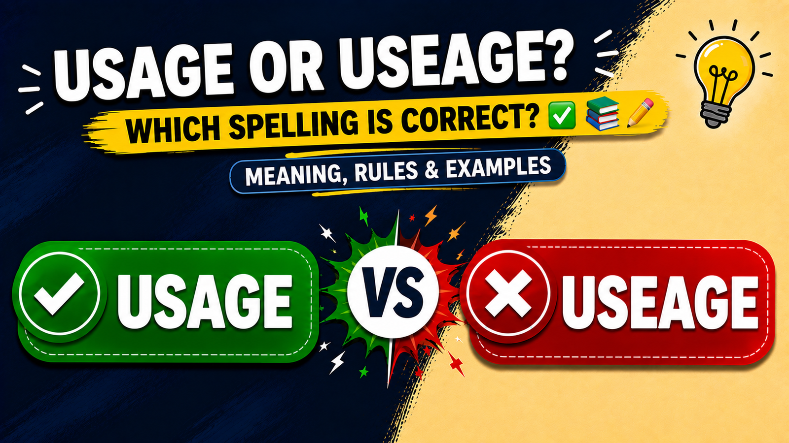 Usage or Useage: Which Spelling Is Correct? Meaning, Rules & Examples ✍️📚