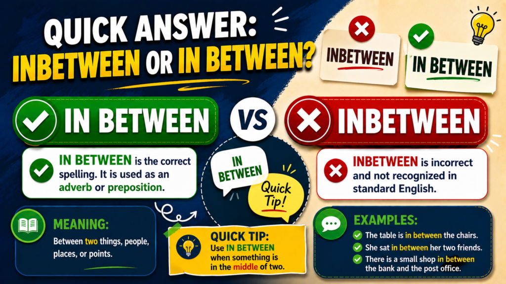 Inbetween or In Between? 🤔



