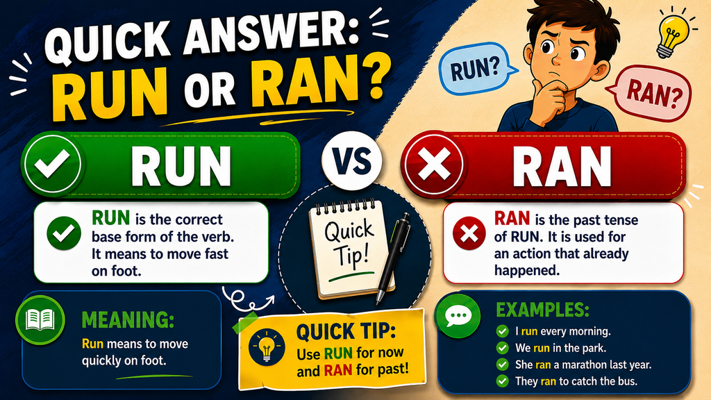 Run or Ran