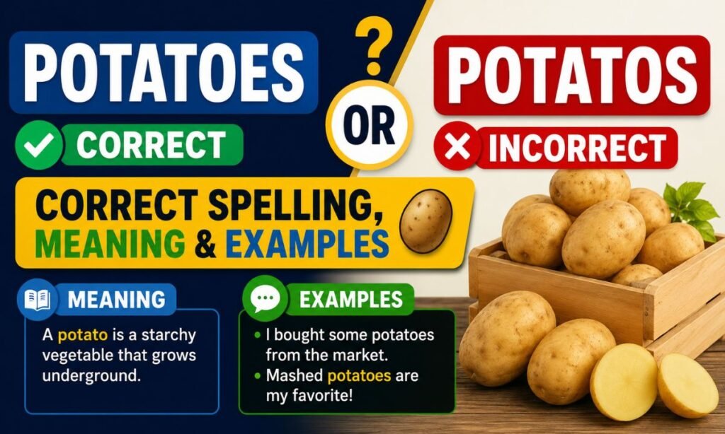 Potatoes or Potatos