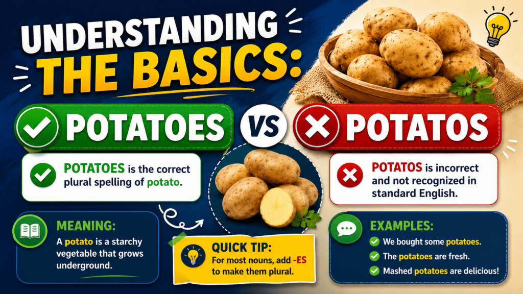 Potatoes or Potatos?