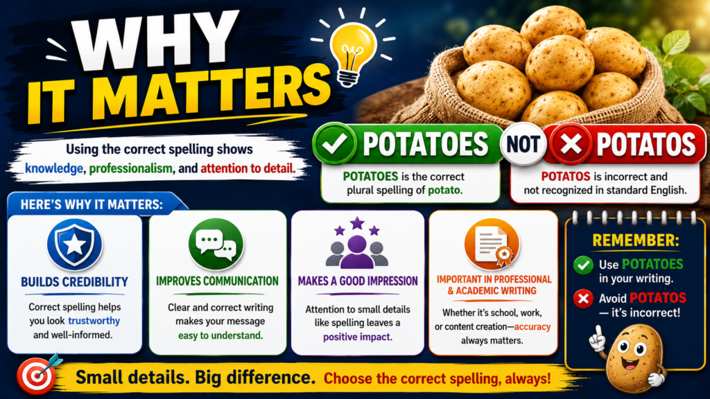 Potatoes or Potatos?