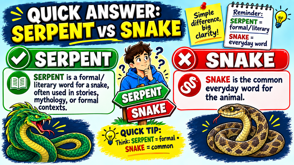 Serpent vs Snake