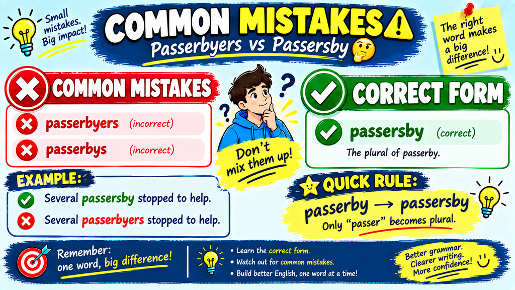 Passerbyers vs Passersby