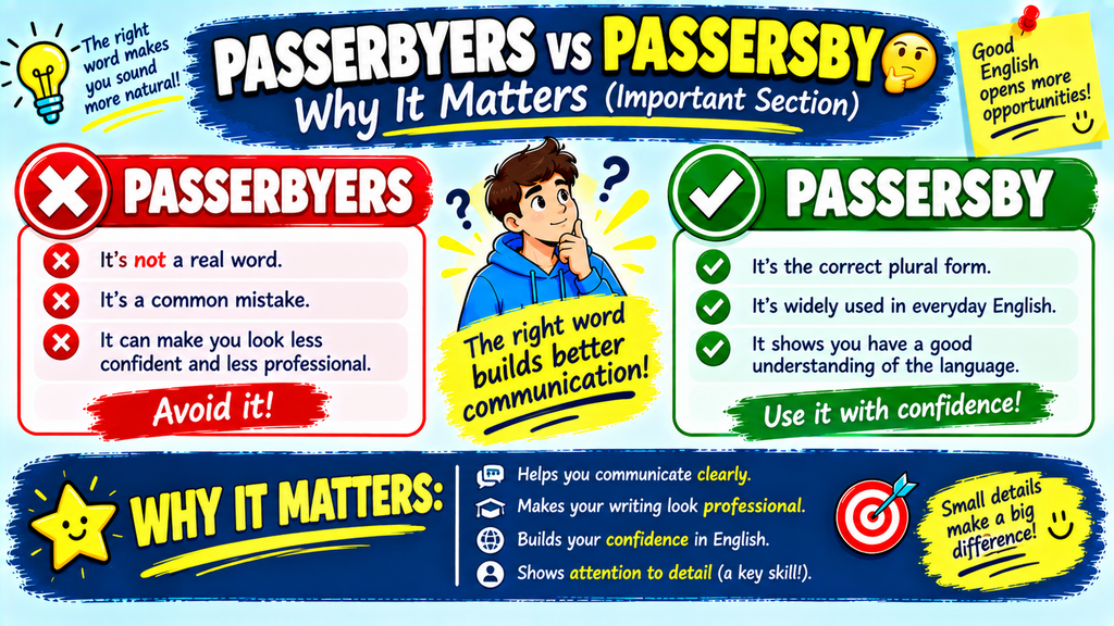 Passerbyers vs Passersby
