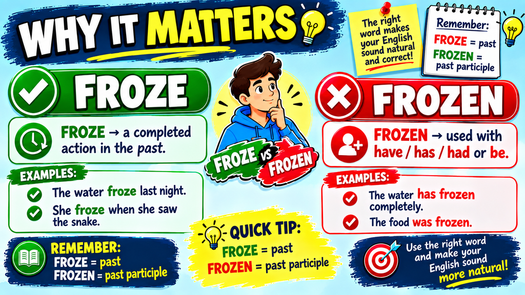 Froze vs Frozen βοΈ