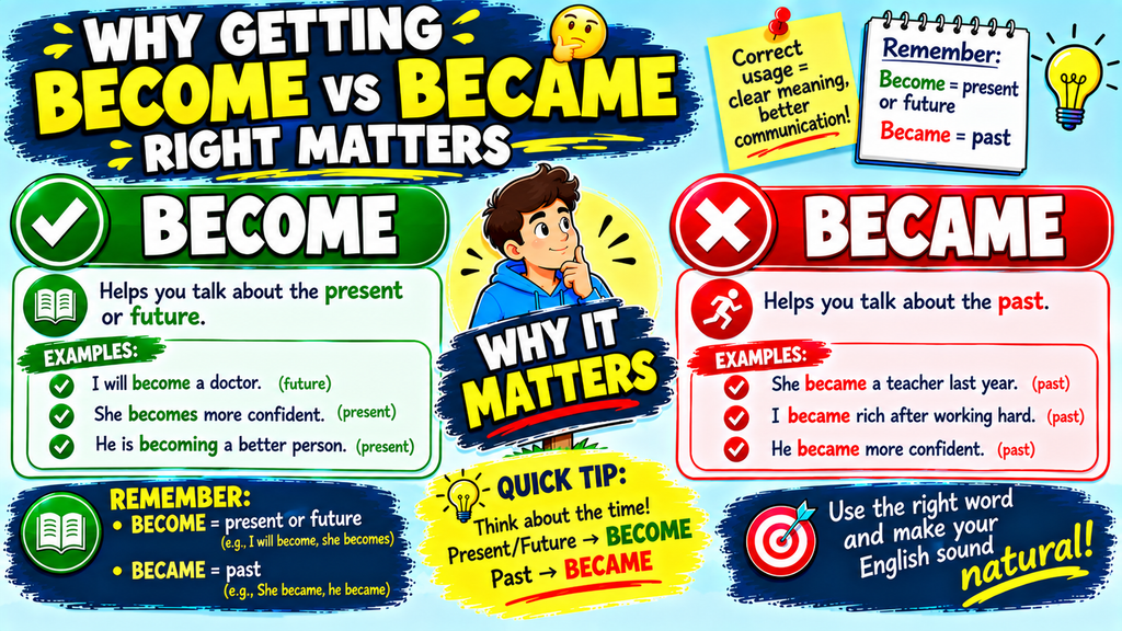 Become vs Became