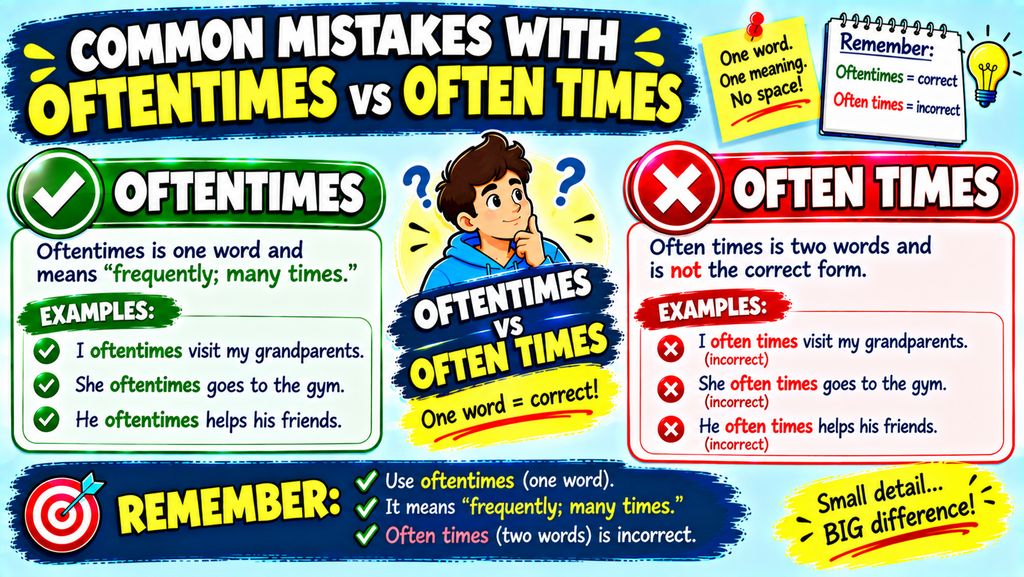 Oftentimes vs Often Times