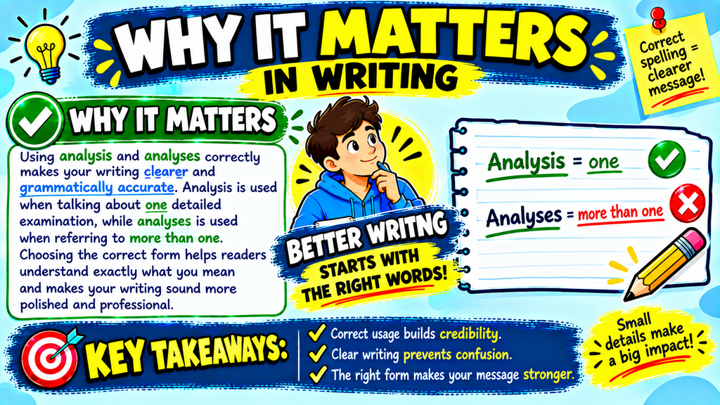 Analysis vs Analyses 🤔
