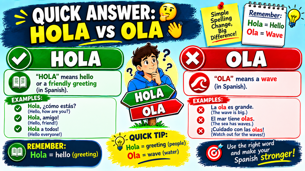 Hola vs Ola
