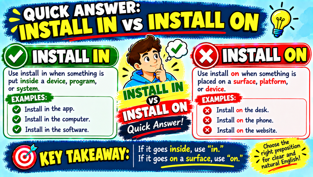 Install In vs Install On 🤔
