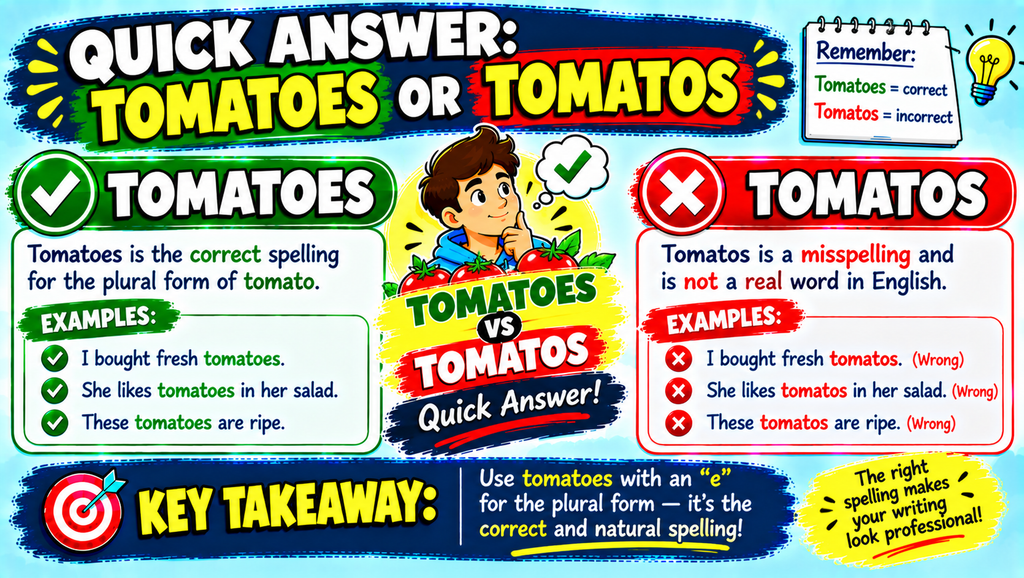 Tomatoes or Tomatos 🍅
