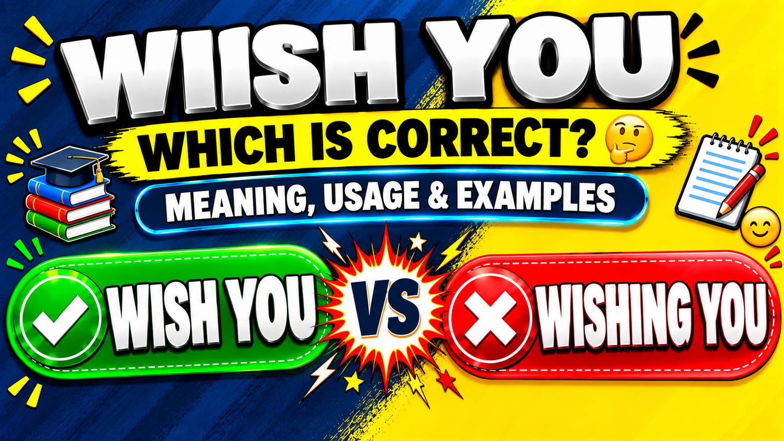 Wish You vs Wishing You 😊: Which Is Correct? Meaning, Usage & Examples