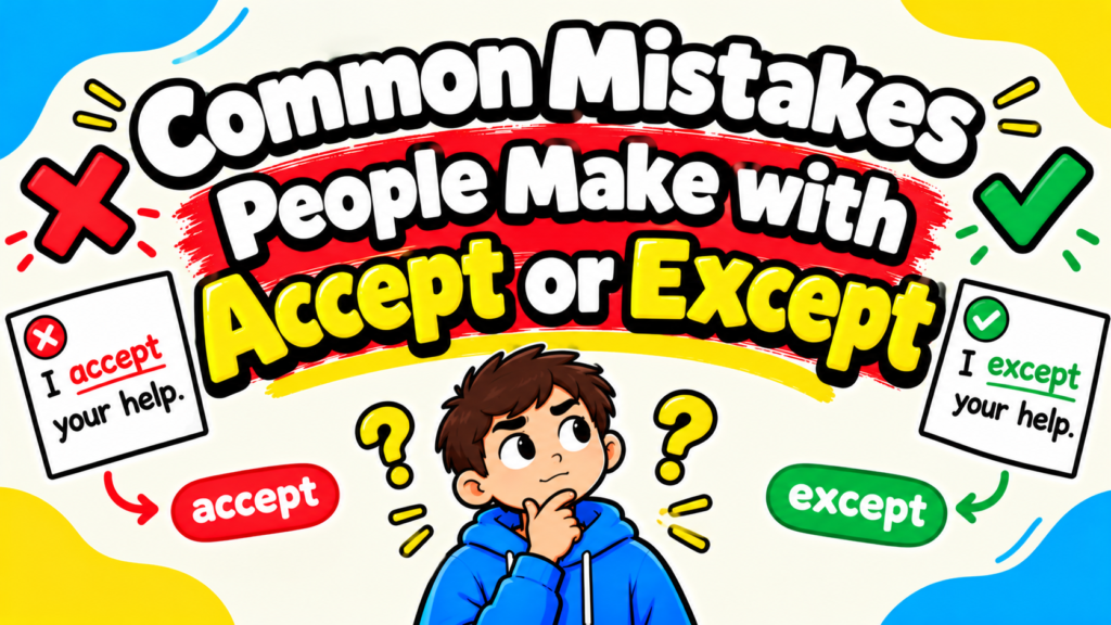 Accept vs Except
