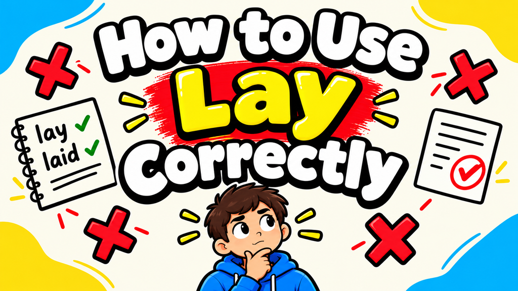 Lay vs Lie 
