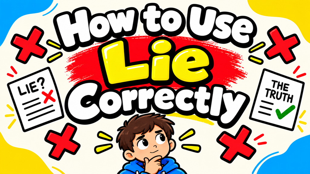Lay vs Lie 
